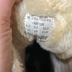 Keds Faux Fur Winter Boots - Cream